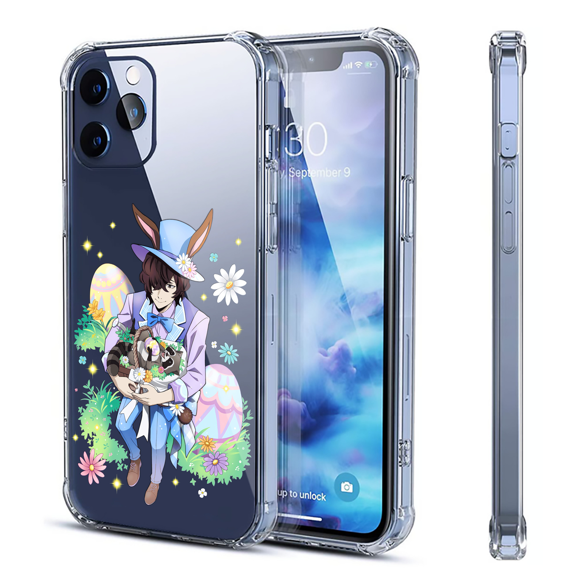 （画像用） 文豪ストレイドッグス Bungo Stray Dogs 【iPhone 12シリーズ対応】透明スマホケース（クリアソフトケース）